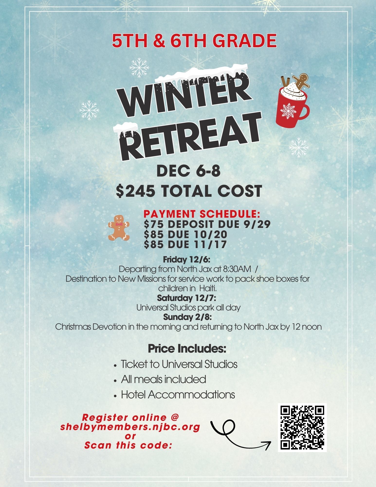 5th & 6th Grade Winter Retreat 