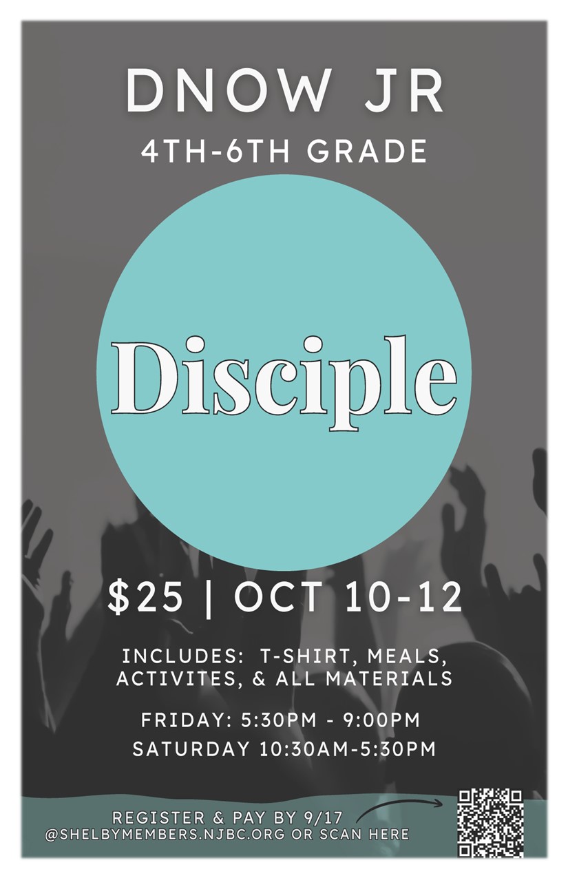 4th, 5th, & 6th Grade Dnow Jr Oct 10-12 2025
